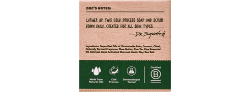 Dr. Squatch Pine Tar Mini bar soap — product photo 2 of 3