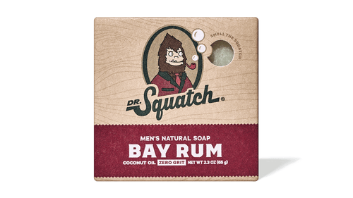 Dr. Squatch Bay Rum Mini bar soap — product photo 1 of 2