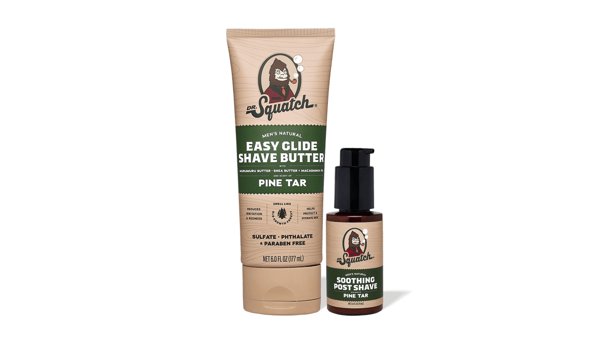 Curated Pine Tar Smooth Shave Bundle