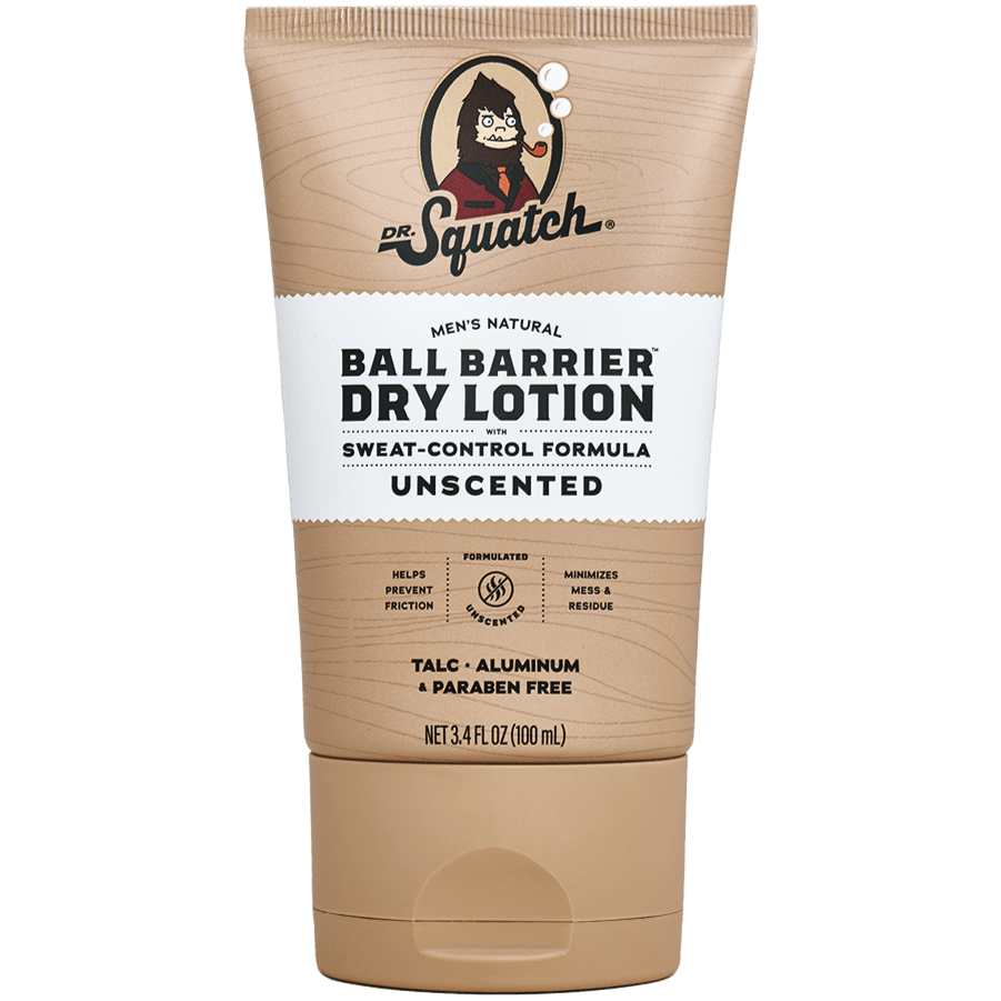 Dr. Squatch Ball Barrier Dry Lotion Subscription - 1 Bottle ball care product package