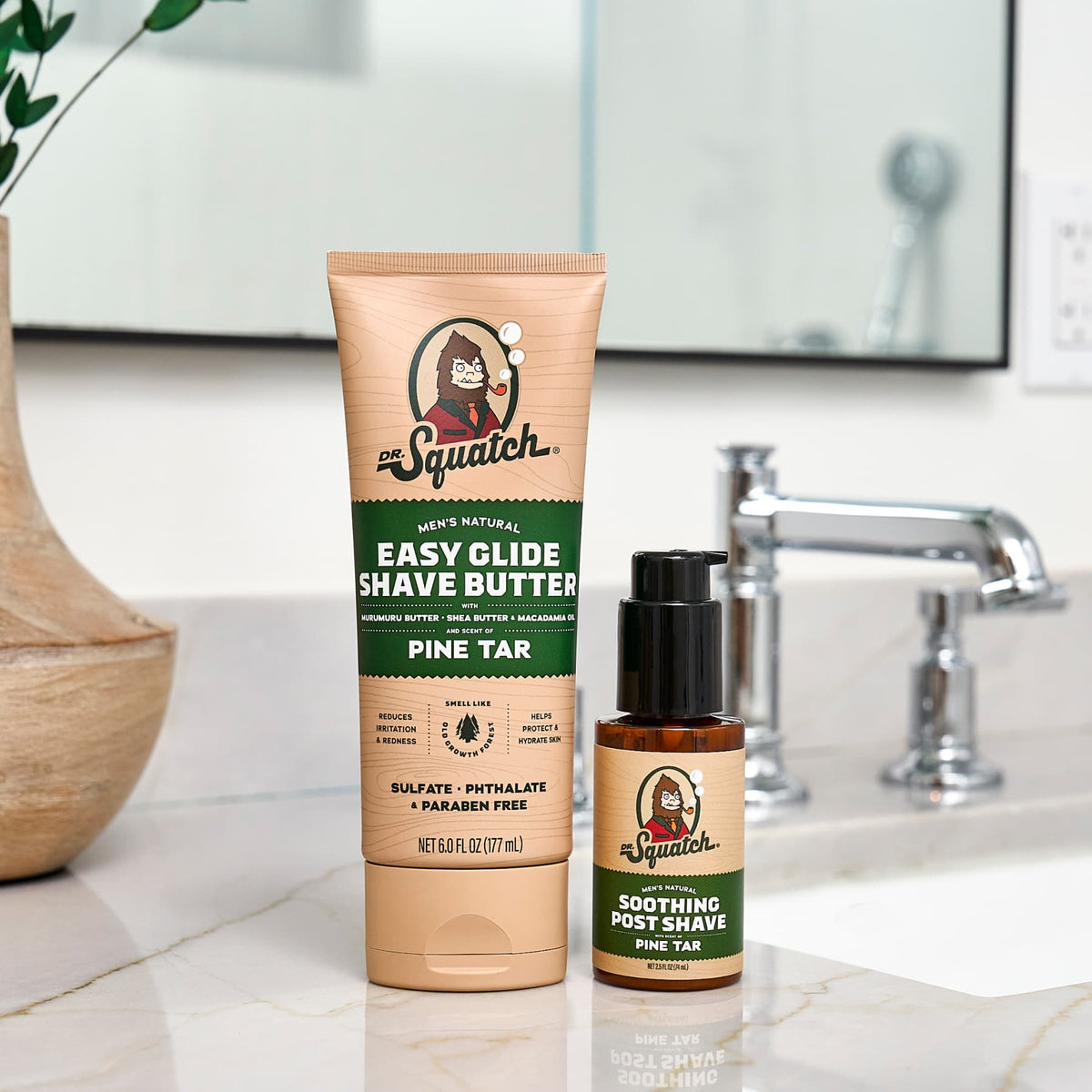 Curated Pine Tar Smooth Shave Bundle