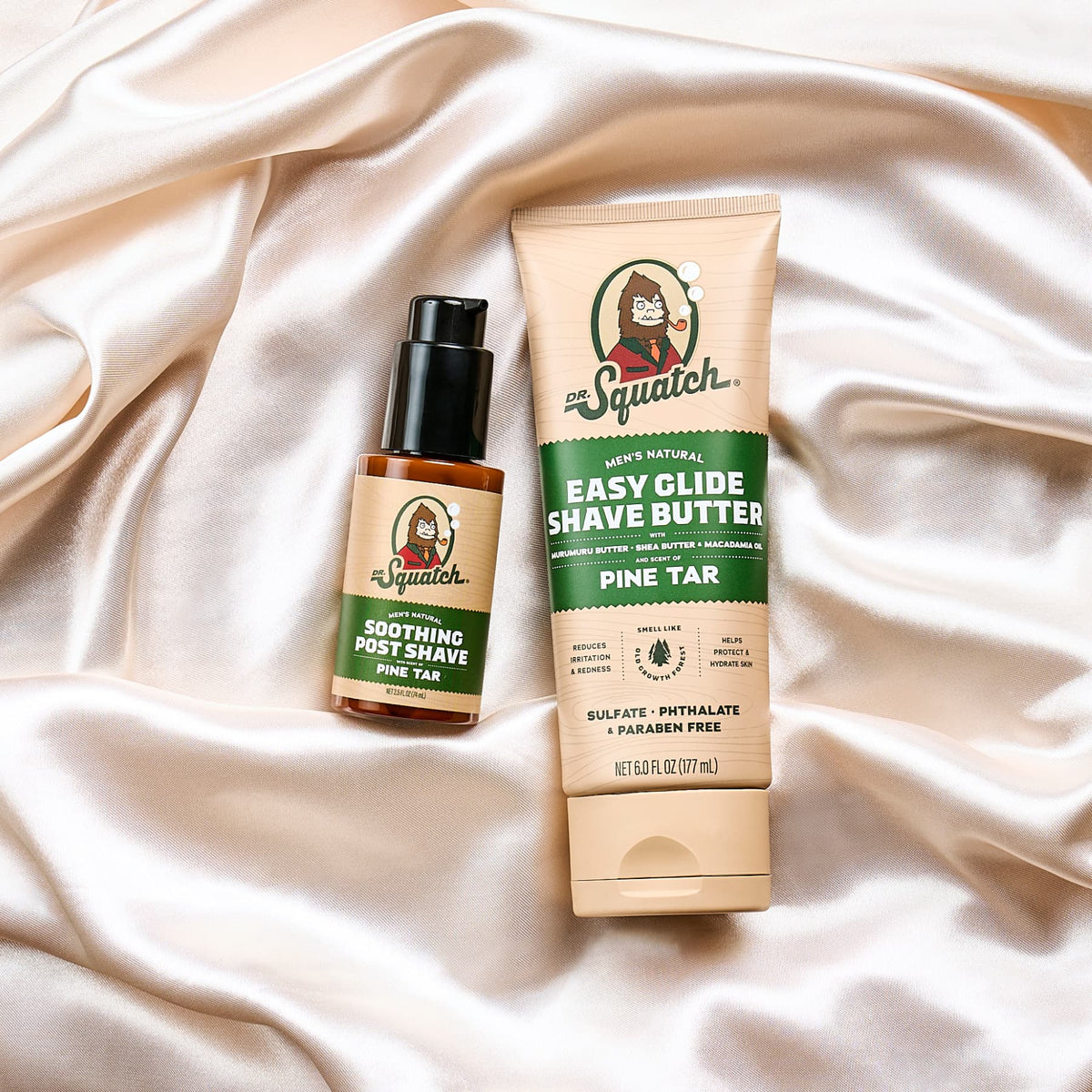 Curated Pine Tar Smooth Shave Bundle
