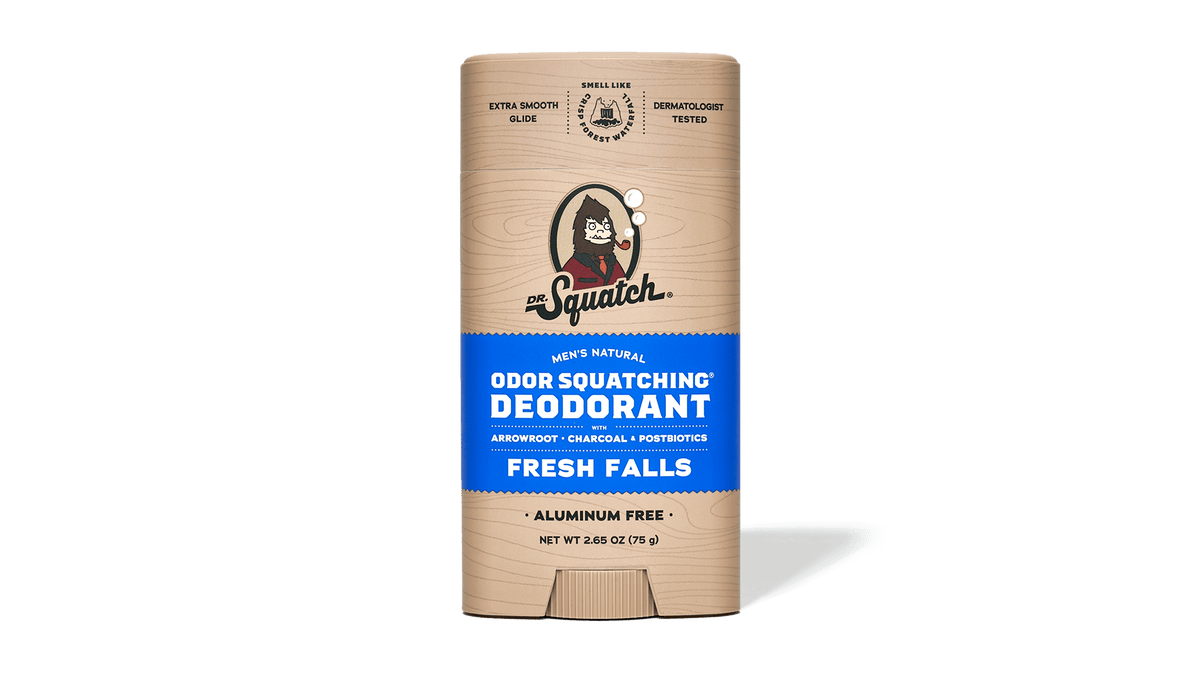 Dr. Squatch Fresh Falls Deodorant packaging