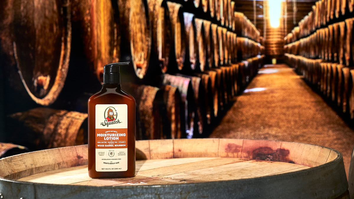 Hydrating Wood Barrel Bourbon Lotion